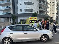 В Гиват-Шмуэле автомобиль сбил мужчину, пострадавший в тяжелом состоянии