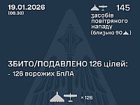 ВСУ: ночью перехвачены 126 из 145 БПЛА. МО РФ: сбиты 92 беспилотника