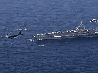 Группа авианосца Abraham Lincoln вошла в Индийский океан по пути на Ближний Восток
