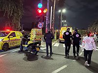 ДТП в Тель-Авиве, тяжело травмирована молодая женщина
