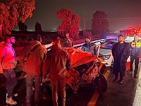 ДТП на 65-м шоссе возле Афулы: погиб мужчина, женщина в критическом состоянии ДТП на 65-м шоссе возле Афулы: погиб мужчина, женщина в критическом состоянии