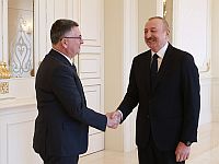 Глава МИД Израиля встретился с президентом Азербайджана