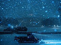 Последствия снежной бури 