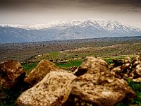 На вершине Хермона начался снегопад