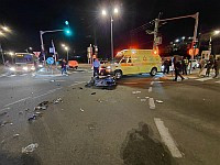 Мотоциклиста сбила машина на шоссе 60, он в тяжелом состоянии