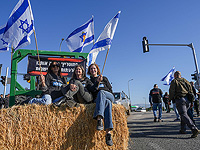 1-я трасса частично перекрыта из-за протеста фермеров