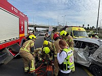 ДТП возле Кирьят-Гата, 77-летний мужчина в тяжелом состоянии