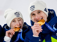 Олимпиада. Прыжки с трамплина. Словенская семья установила рекорд олимпиад