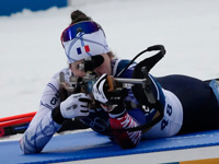 Биатлон. Жюлья Симон стала двукратной чемпионкой Миланской олимпиады