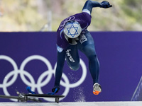 Олимпиада. Скелетон. Первый заезд. Израильтянин на 23-м месте