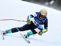 Олимпиада. Слалом-гигант. В первом заезде израильтянин занял 45-е место