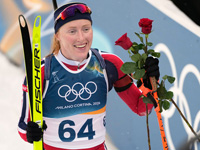 Олимпиада. Биатлон. В спринте победила норвежка