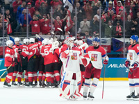 Олимпиада. Хоккей. Швейцарцы победили чехов в овертайме Олимпиада. Хоккей. Швейцарцы победили чехов в овертайме