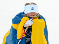 Чемпионкой олимпиады в скиатлоне стала шведка Фрида Карлссон