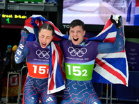 Олимпиада. Скелетон. В соревнованиях смешанных команд победили британцы