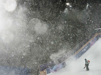 Олимпиада. Из-за сильного снегопада перенесены соревнования по фристайлу