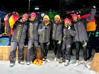 Олимпиада. Бобслей. Весь пьедестал заняли немцы. Израильтяне на 26-м месте