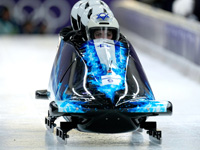 Олимпиада. Бобслей. Четверки. Первый тренировочный заезд. Израильтяне на 25-м месте Олимпиада. Бобслей. Четверки. Первый тренировочный заезд. Израильтяне на 25-м месте