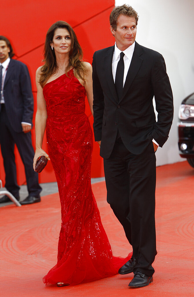 С мужем Рэнди Гербером, 2011 год