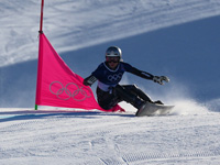 Олимпиада. Сноубординг. Определились финалистки в гигантском параллельном слаломе