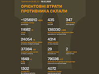 Генштаб ВСУ: данные о потерях армии РФ на 1457-й день войны