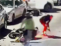 17 летний подросток без водительских прав сбил на мотоцикле человека и сбежал