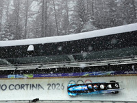 Олимпиада. Бобслей. Четверки. Четвертая официальная тренировка. Израильтяне на 26-м месте