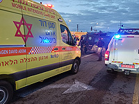 Подозрение на теракт: на перекрестке Тапуах грузовик врезался в патрульную машину полиции