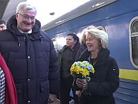 4-я годовщина войны: президент Европейской комиссии прибыла в Киев