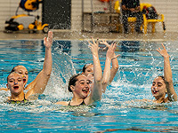 Чемпионат Израиля по синхронному плаванию. Фоторепортаж