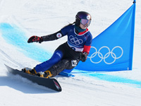 Олимпиада. Чемпионкой в гигантском параллельном слаломе стала чешская сноубордистка