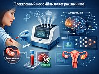 Электронный нос с поддержкой ИИ обнаруживает рак яичников