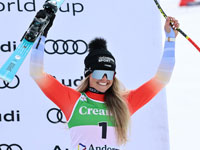 Горные лыжи. Кубок мира. В скоростном спуске победила швейцарка