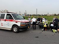 ДТП на 40-й трассе, тяжело травмирован мотоциклист