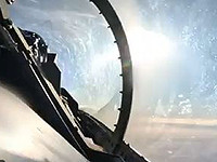 ВВС ЦАХАЛа опубликовали видео, снятое в кабине истребителя, пролетающего над Ираном