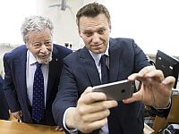 Генрих Падва и Алексей Навальный. 2017 год