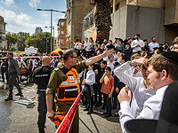 На месте падения обломков в Бней-Браке произошли столкновения между зеваками и полицией