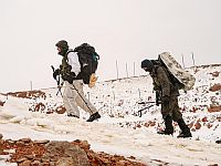 На вершине горы Хермон начался снегопад