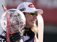 Горные лыжи. Микаэла Шифрин стала победительницей общего зачета Кубка мира Горные лыжи. Микаэла Шифрин стала победительницей общего зачета Кубка мира