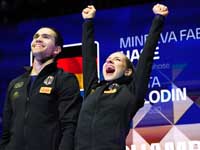 Фигурное катание. Чемпионами мира стали немецкие фигуристы