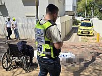 В Ашдоде между домами обнаружено тело мужчины на инвалидной коляске