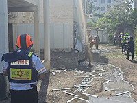 В Нагарии ракетой повреждено здание, один человек получил легкое ранение