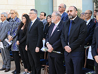 Саар на церемонии Дня памяти жертв Холокоста в МИДе: 