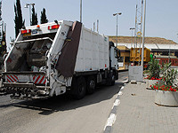 40 палестинских нелегалов пытались проехать в Израиль в мусоровозе