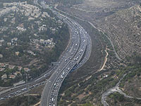 Движение по трассе 1 в сторону Тель-Авива перекрыто из-за горящего грузовика