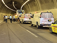 В ДТП в туннеле Ицхака Шамира в Иерусалиме пострадали семь человек