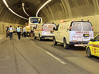 В ДТП в туннеле Ицхака Шамира в Иерусалиме пострадали семь человек