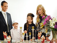 Время зажигания субботних свечей 17 апреля 2026 года