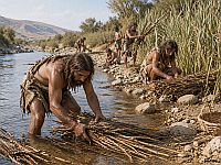 Древние люди в Леванте обеспечивали себя топливом, собирая плавник у берегов рек и озер