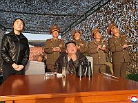 Ким Чен Ын наблюдал за испытанием модернизированных баллистических ракет